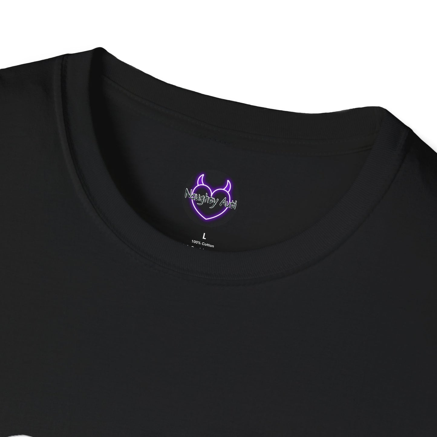 Unisex Softstyle T-Shirt with Lip Print - Perfect for Casual Days and Date Nights