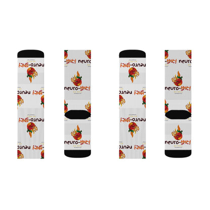 Neuro-Spicy Socks - Fun & Comfy Novelty Crew Socks