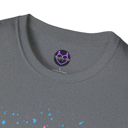 Proudly Autistic AF Unisex Softstyle T-Shirt - Celebrate Neurodiversity