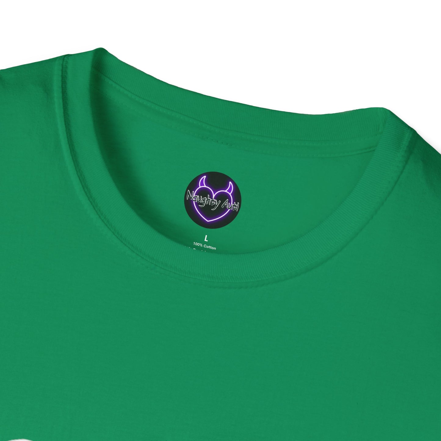 Unisex Softstyle T-Shirt with Lip Print - Perfect for Casual Days and Date Nights
